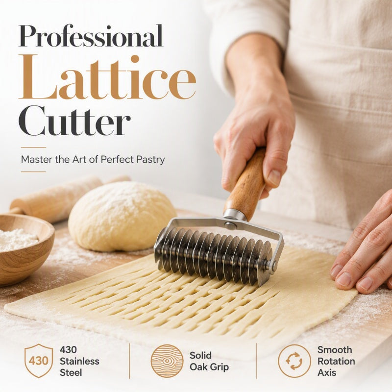 Stainless Steel Pizza Lattice Roller Cutter – Mavoneri
